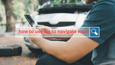 how to use lbs to navigate waze